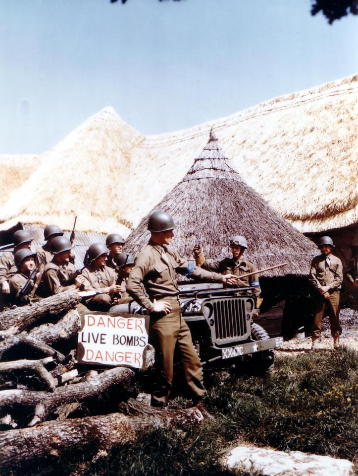  The 17th Cavalry Squadron takes part in an exercise in the UK ahead of the Normandy landings