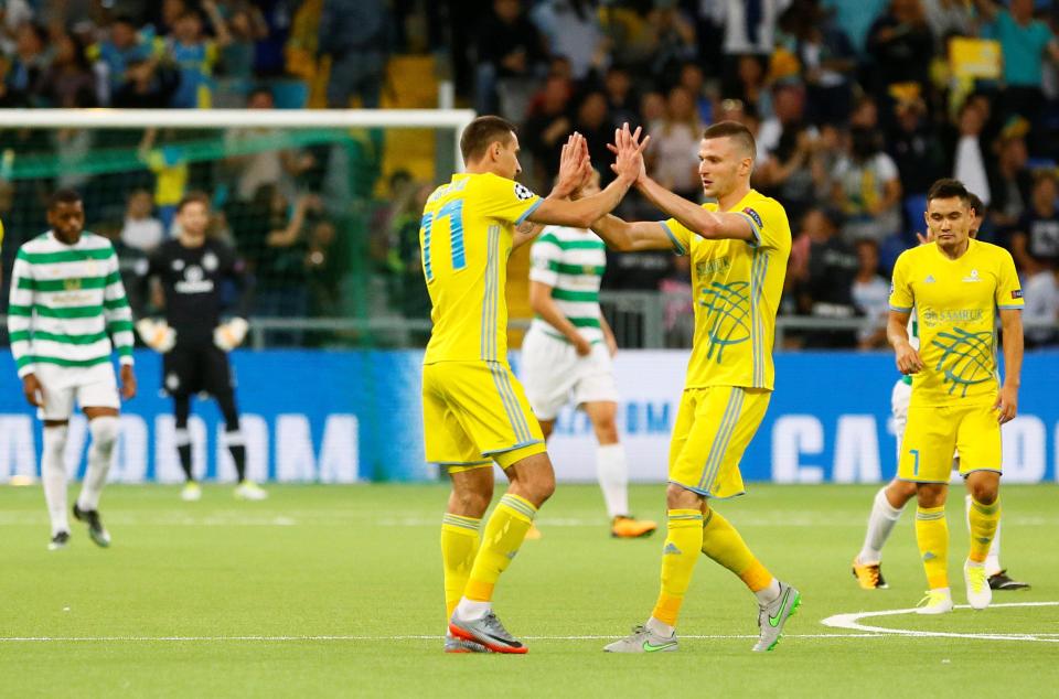  Astana put up a fight after their 5-0 first-leg defeat