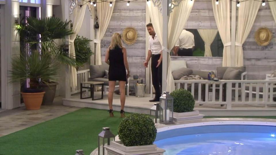  Sarah and Chad hooked up in the house - despite her having a boyfriend on the outside