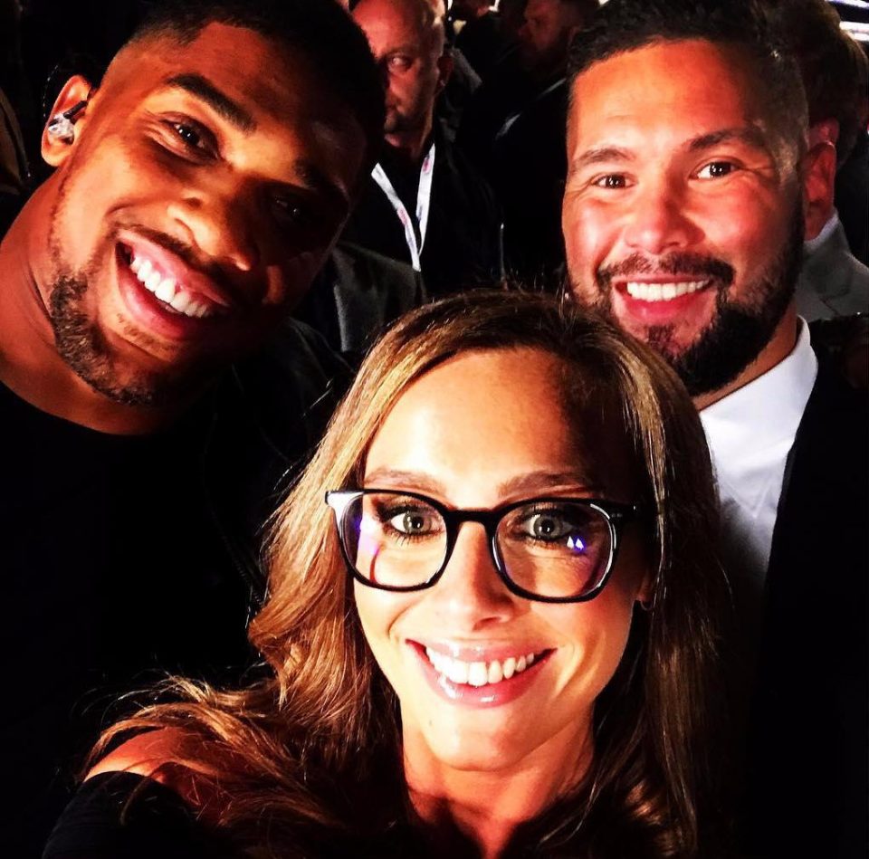  Anna Woolhouse recently covered Kell Brook vs Errol Spence Jnr in Sheffield, with Tony Bellew and Anthony Joshua in attendance