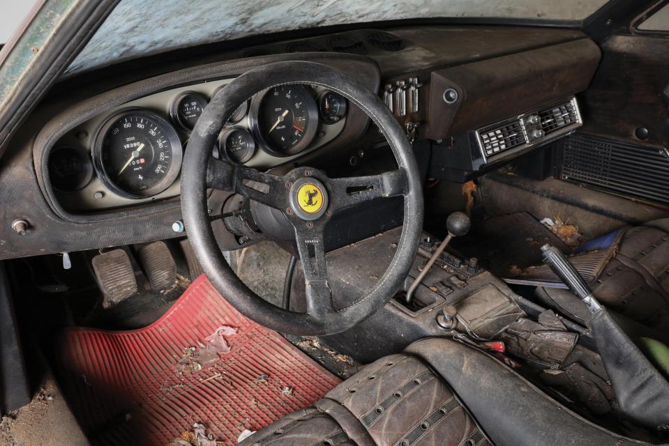  Interior is in poor state after being left for 40 years