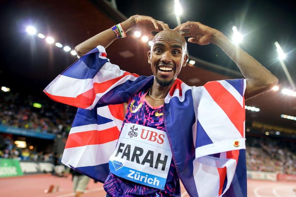  Mo Farah will also be on the show