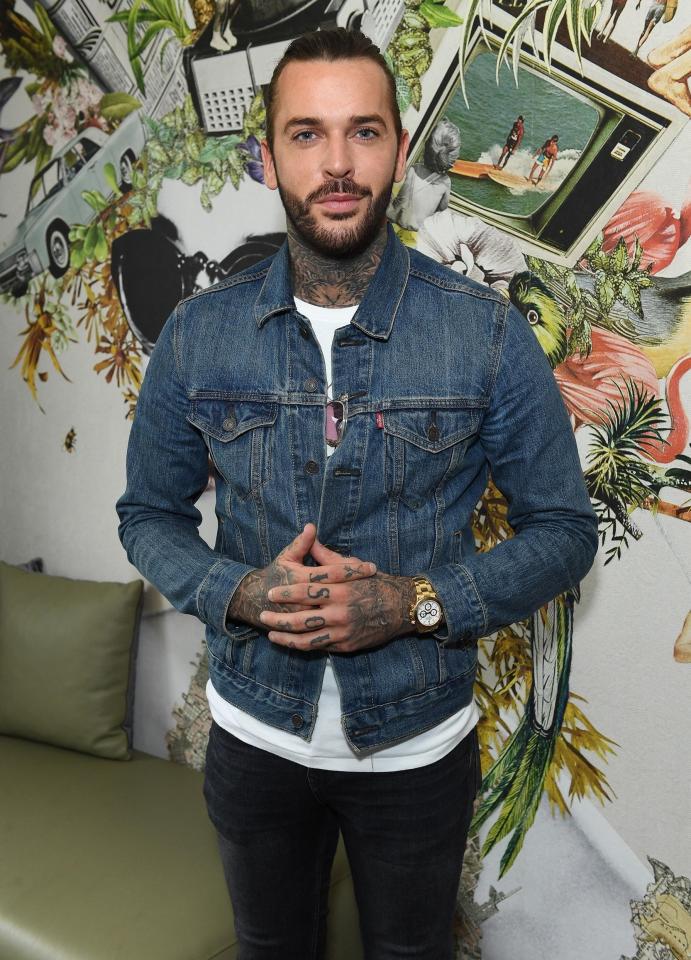  Pete Wicks had his usual denim jacket look going on