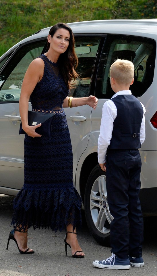 The bride — Laura Gallacher — is sister to Sky Sports presenter Kirsty Gallacher (pictured)