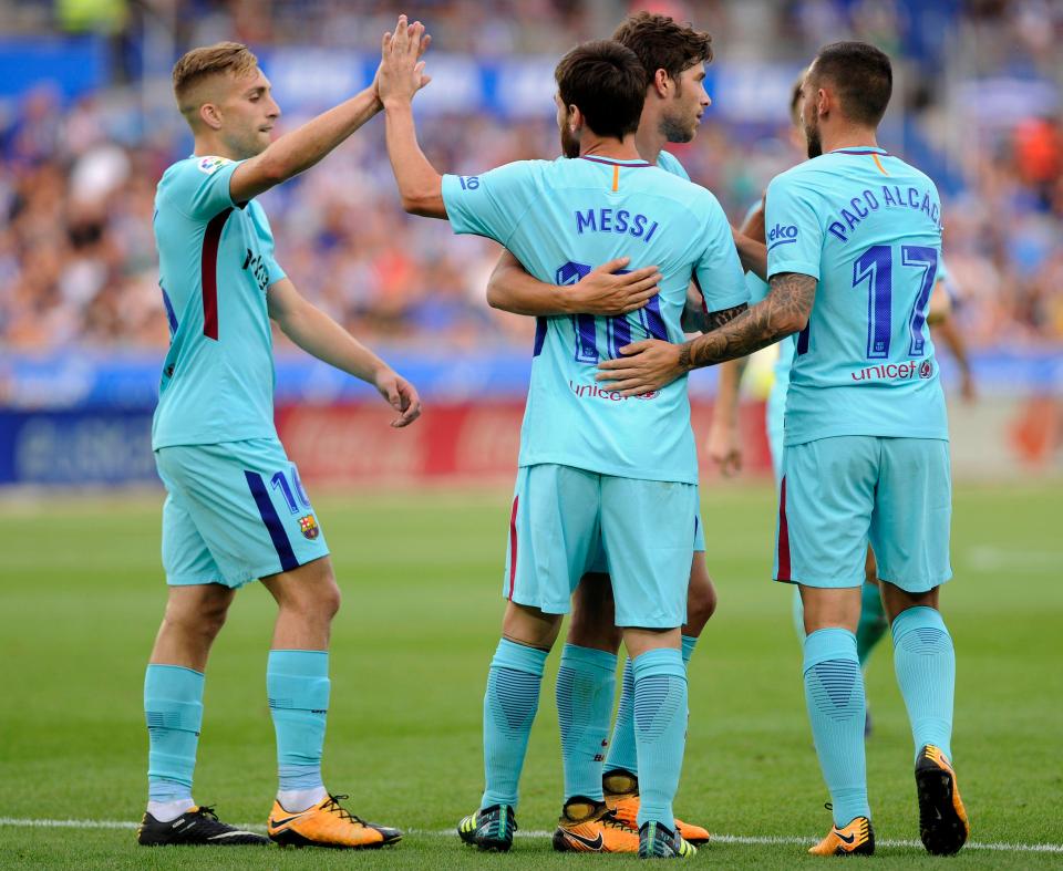  Barcelona were dominant throughout to earn 2-0 victory over Alaves