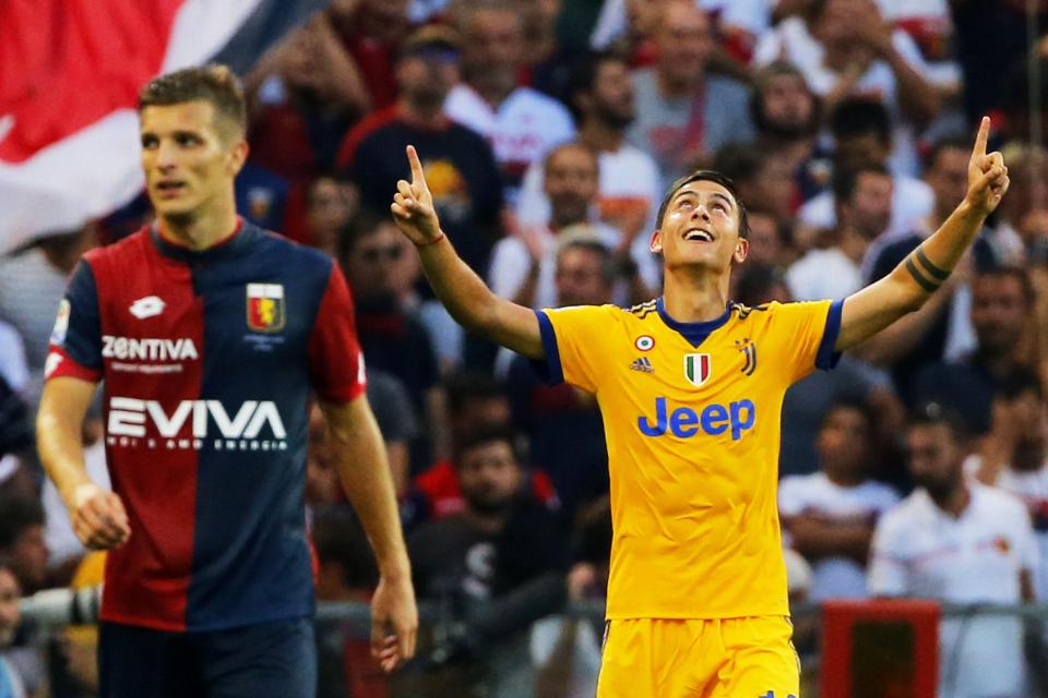  Paulo Dybala was the hero for Juventus with a hat-trick to beat Genoa