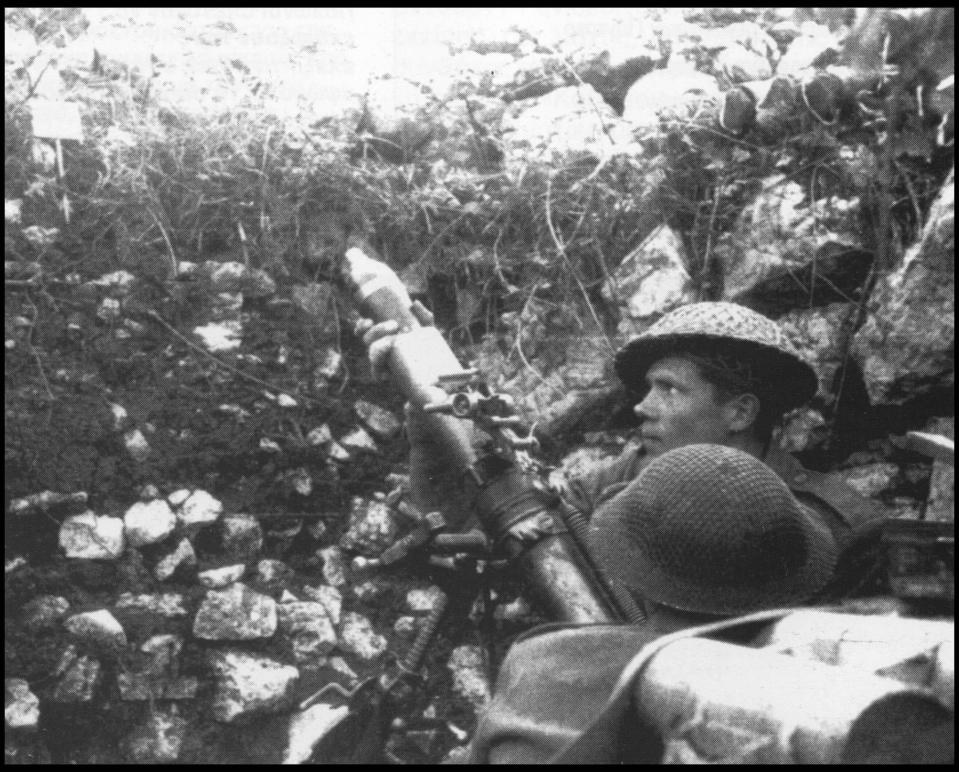  A Polish mortar crew on Monte Cassino. An estimated 4,000 Polish troops died in the battle