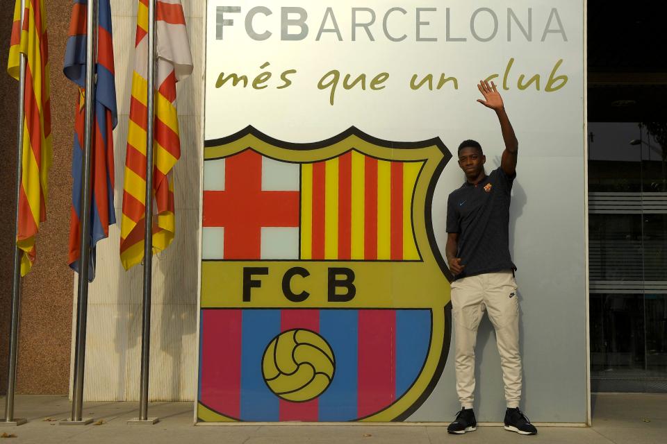  Ousmane Dembele's arrival will be a much-needed boost for Barcelona