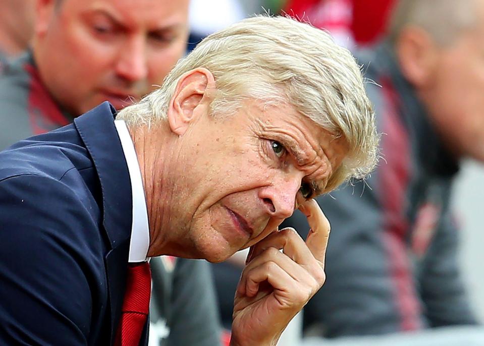  A furious Arsene Wenger is ready to give his midfield an overhaul