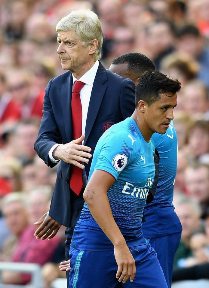  Arsene Wenger and Alexis Sanchezs relationship appears to be at breaking point