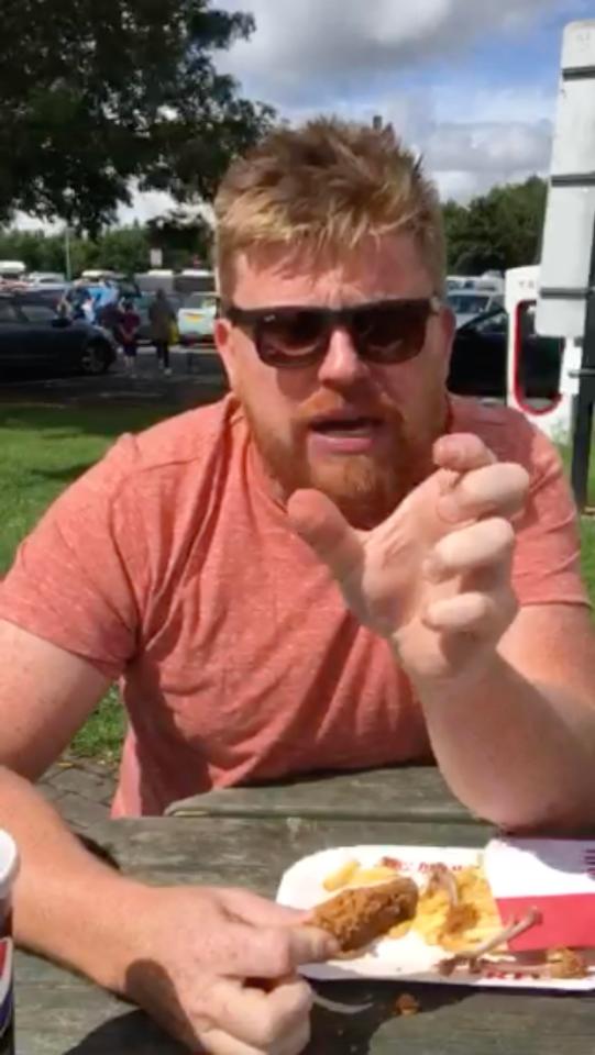  Matthew is a self-confessed KFC expert and even salutes every time he sees a sign featuring the colonel