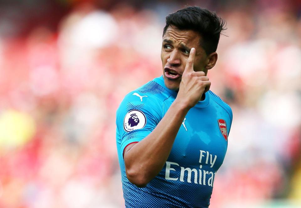  Alexis Sanchez looks set to leave Arsenal