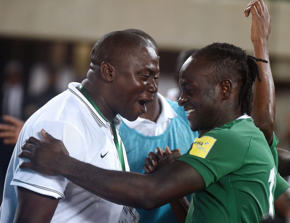  Chelsea wing-back Victor Moses has seen Nigeria move to the brink of qualifying