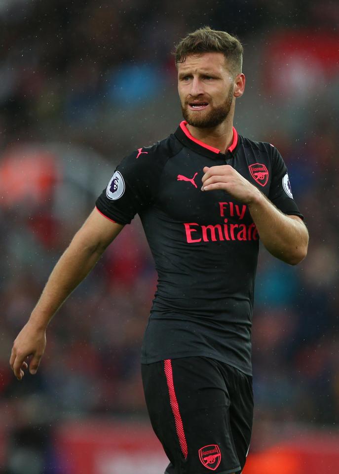  Shkodran Mustafi only joined Arsenal last season in a £35million deal from Valencia