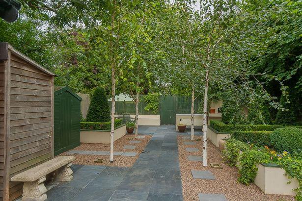 The property's 'secret garden' adds an unexpected twist