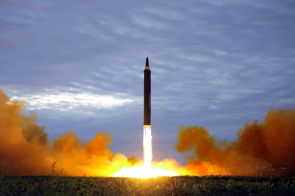  North Korea fired this Hwasong-12 missile over Japan at the end of August