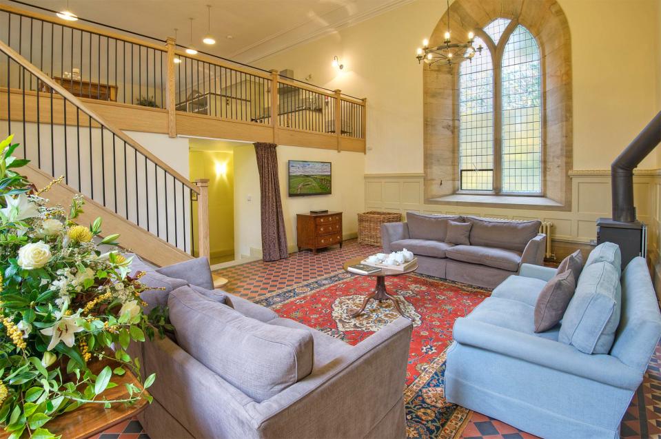  A couple have renovated a church to turn into a stunning holiday home