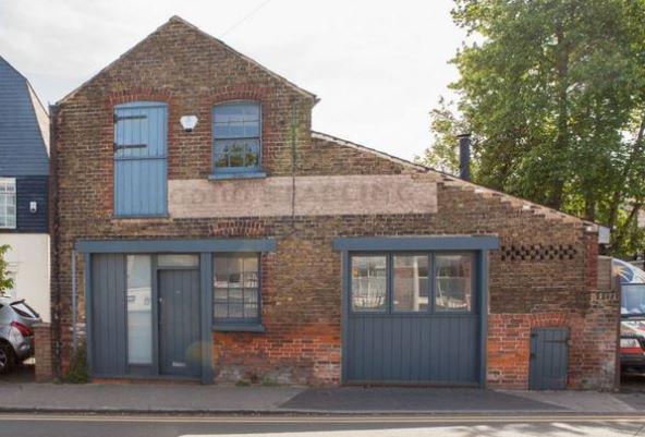  A converted warehouse in Whistable, Kent is the cheapest property on the list