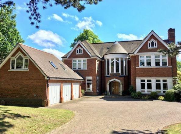  The biggest house on the list is this eight bedroom mansion in Bromley on the outskirts of London