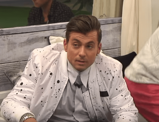 Paul Danan admitted he wanted a drink while sitting in the garden