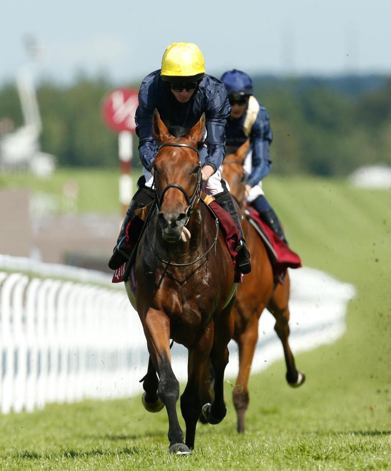  Crystal Ocean was an impressive winner at Glorious Goodwood