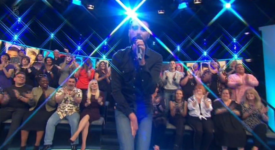  Rylan Clark-Neal picked up a microphone to perform a rap about Celebrity Big Brother