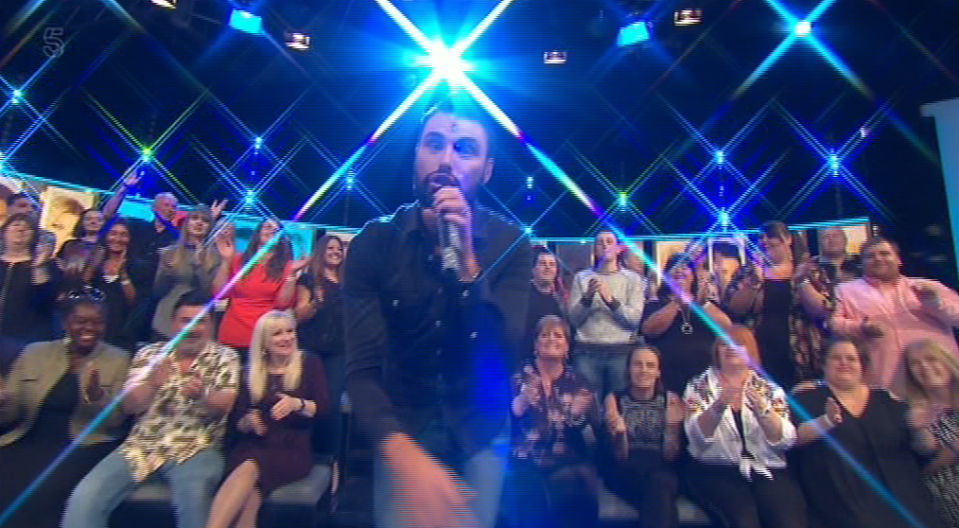  Rylan proved he can still rock the mic as he 'spit some bars' to the delight of the audience