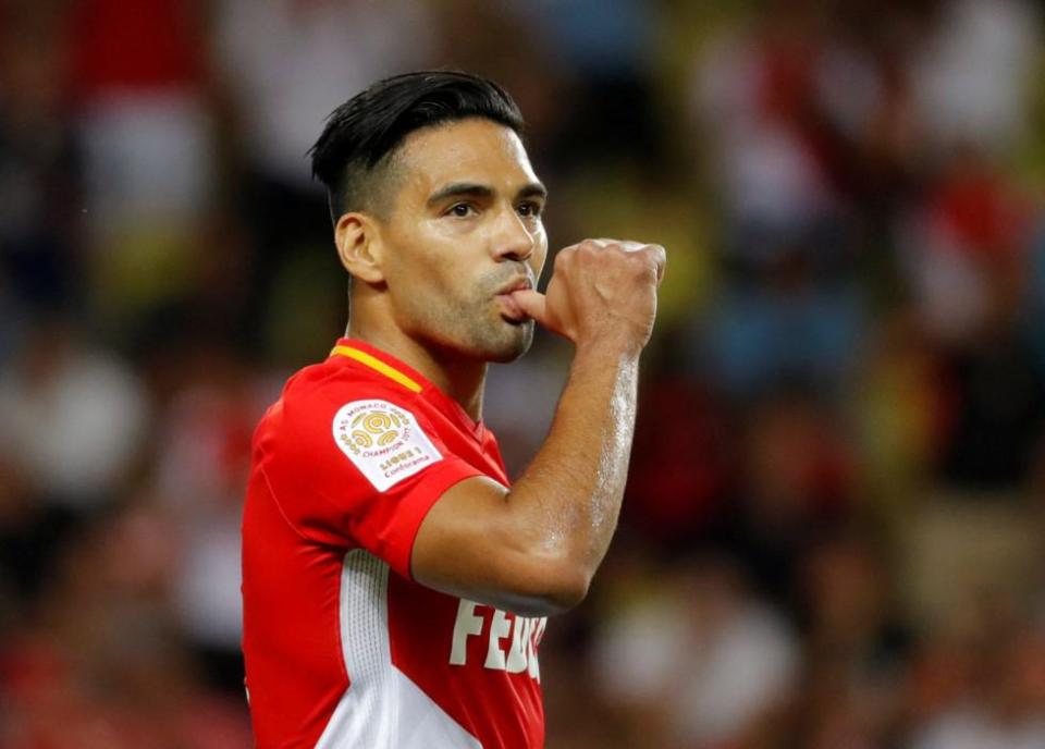  Radamel Falcao scored twice as Monaco prepare to wave goodbye to Kylian Mbappe