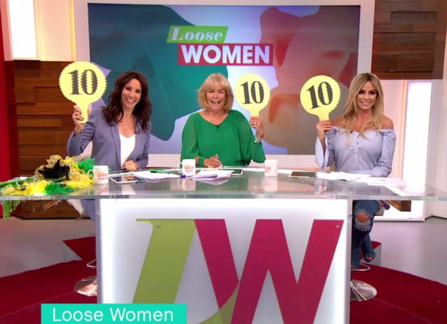  Ruth's Loose Women pals gave her three tens