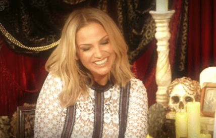  A giggling Sarah said she had no message for Cheryl when quizzed by Gemma Collins in a psychic reading aired on CBB's Bit On The Side