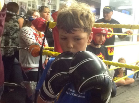  The boys learned to box at a very early age