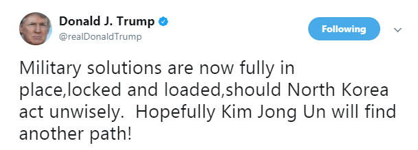  Trump had this fresh message for Kim Jong Un on Friday