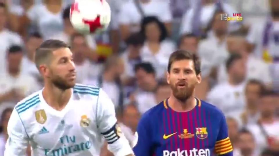  Lionel Messi blasted Sergio Ramos with an X-rated outburst after the Real Madrid star threw the ball away