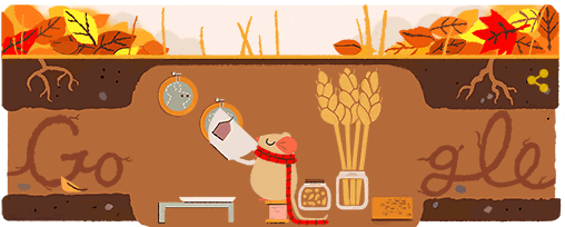  Google celebrated the Autumn Equinox with a themed doodle