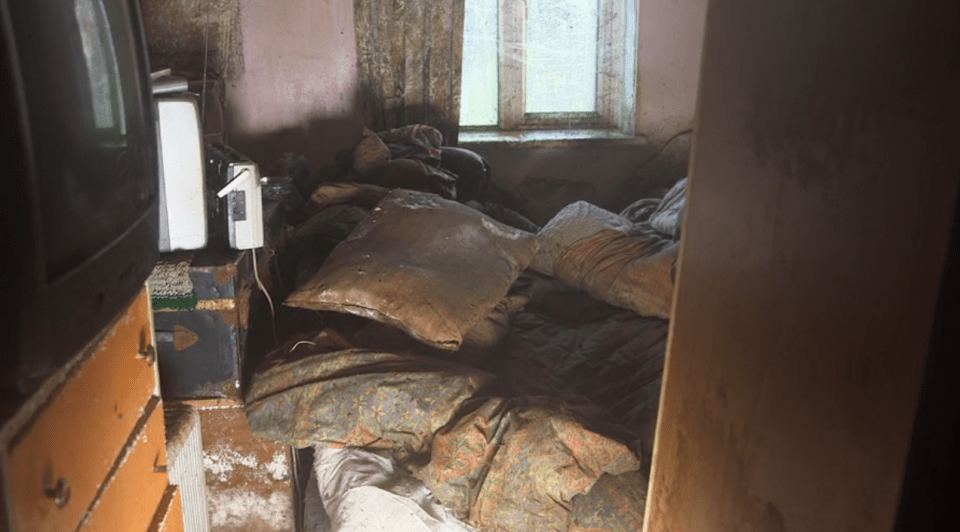  The bedroom hadn't been touched for nine years - not since the widow's husband had died