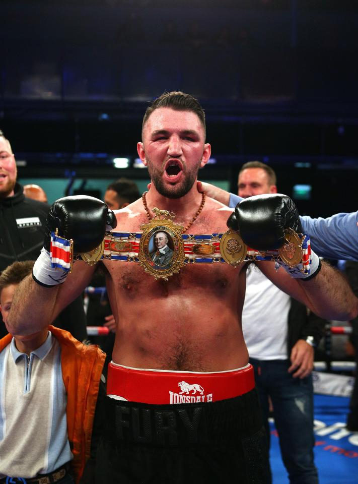  Hughie Fury, cousin of former world champion Tyson, is hoping to return to challenging for belts after losing to Joseph Parker in 2017