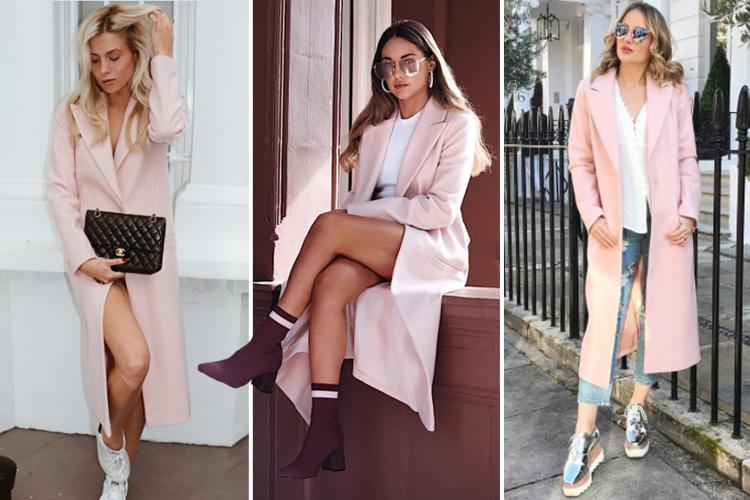  Made in Chelsea stars Frankie Gaff, Louise Thompson and Rosie Fortescue, left-right, were all loving Michelle's coat