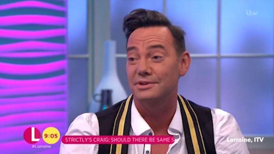  Craig Revel Horwood has predicted that the BBC will feature same sex couples dancing together next year