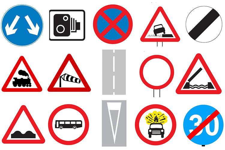  How many of these road signs can you identify correctly?