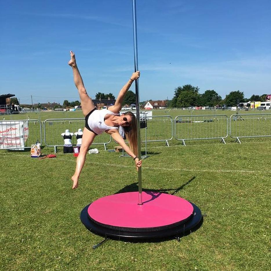  Charlotte leads workshops all over the world and has even been crowned UK Elite Pole Champion