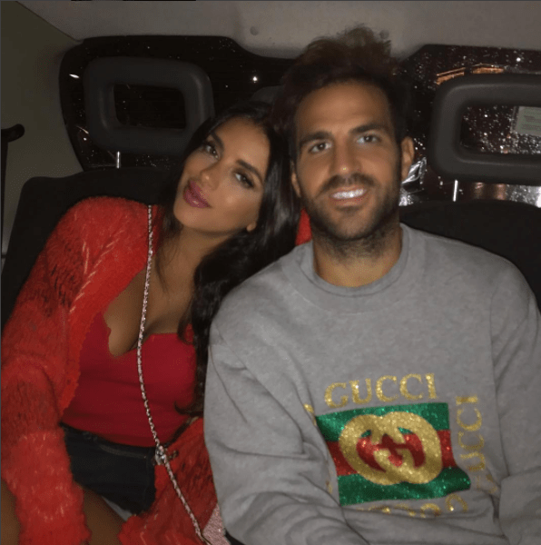  Cesc Fabregas wore a £640 Gucci jumper while out celebrating Chelsea's 2-1 win against Leicester