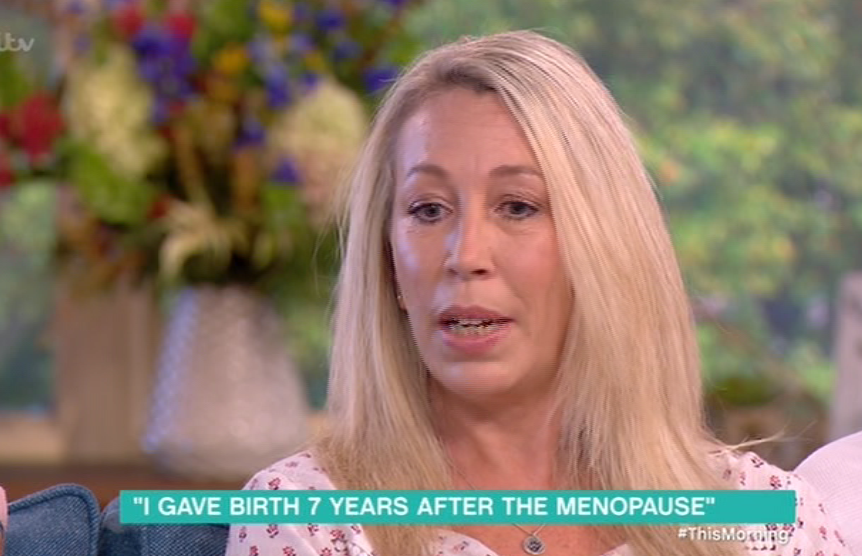  Tess Morten gave birth at the age of 47 after the menopause