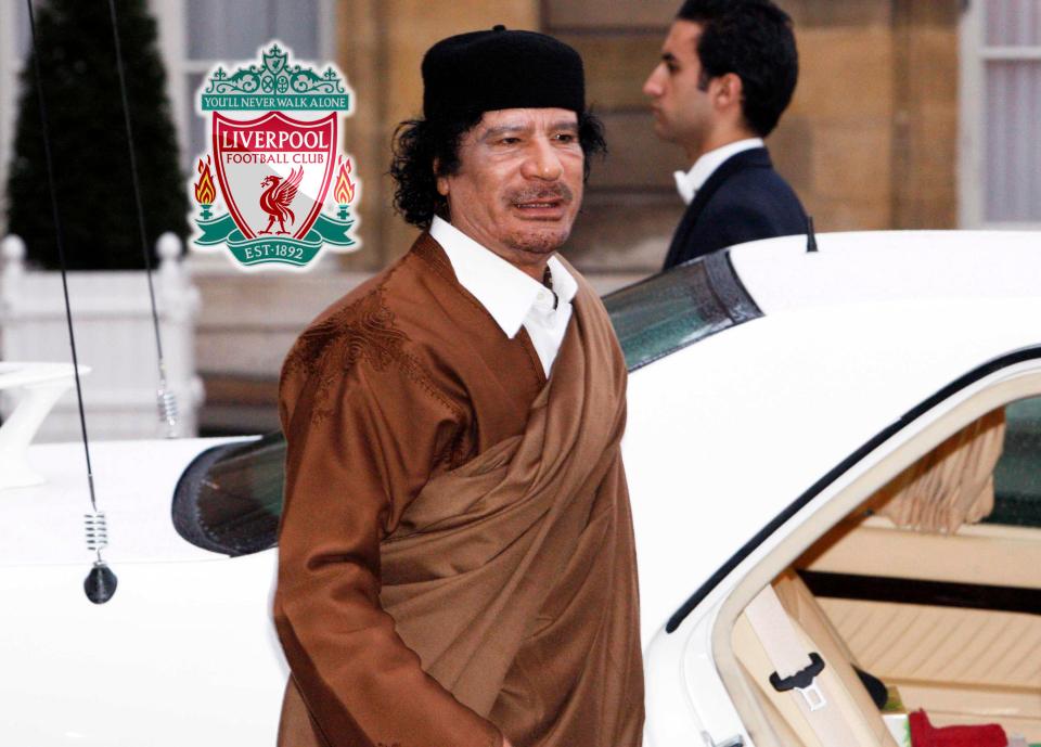  Colonel Gaddafi was found to be a Liverpool fan after a mug was found in his personal belongings following his death