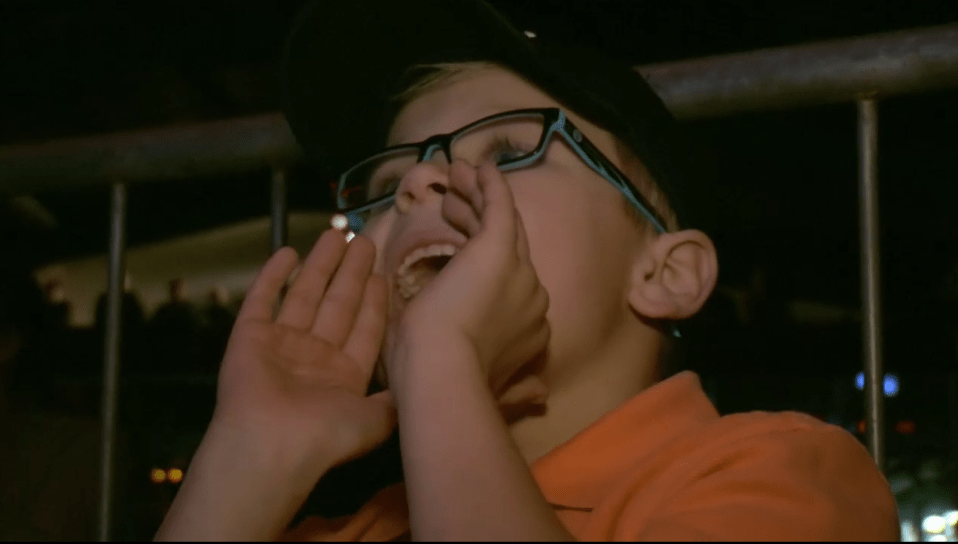  Albert's younger brother is among the family members cheering him on throughout the scrap