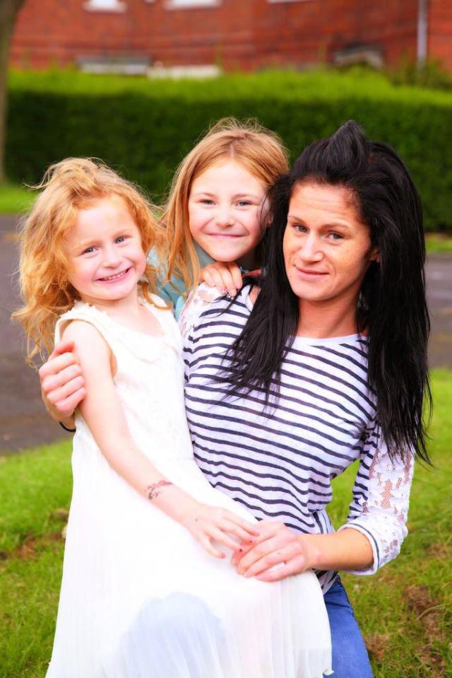  Rachel, pictured with Holly and Kacey-Lee, was horrified when she discovered her attacker was a 15-year-old lad