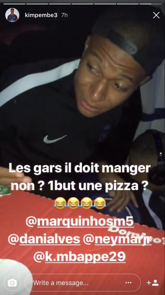  Kylian Mbappe turned down a Domino's pizza after PSG's 5-0 win over Celtic