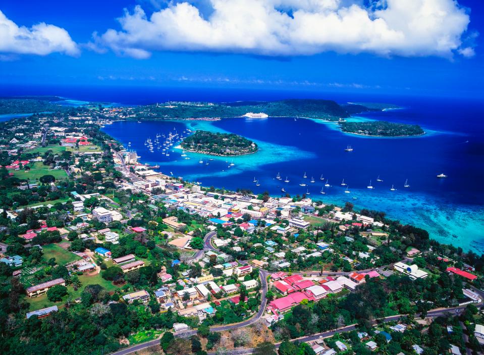  Vanuatu is made up of 80 islands