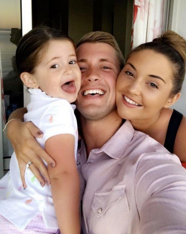  Jacqueline and husband Dan Osborne have a daughter to care for