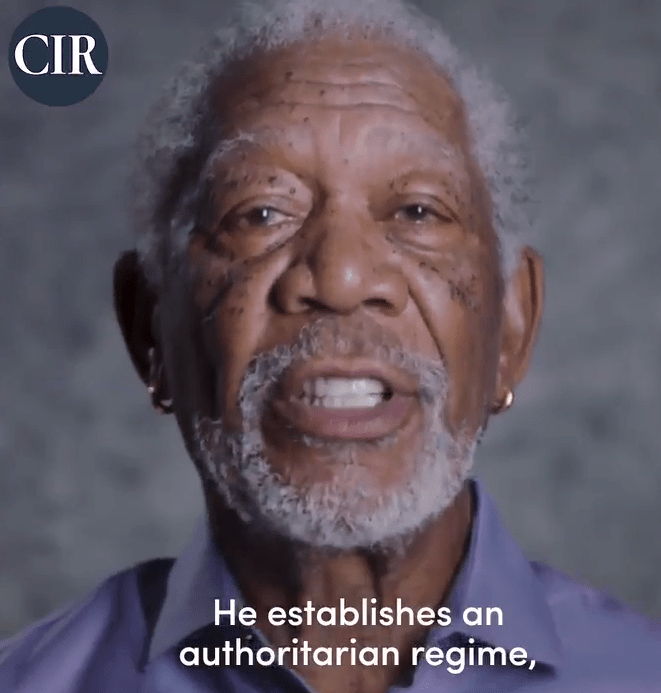 Oscar winner Morgan Freeman is urging the White House to investigate accusations that Russia targeted the US election