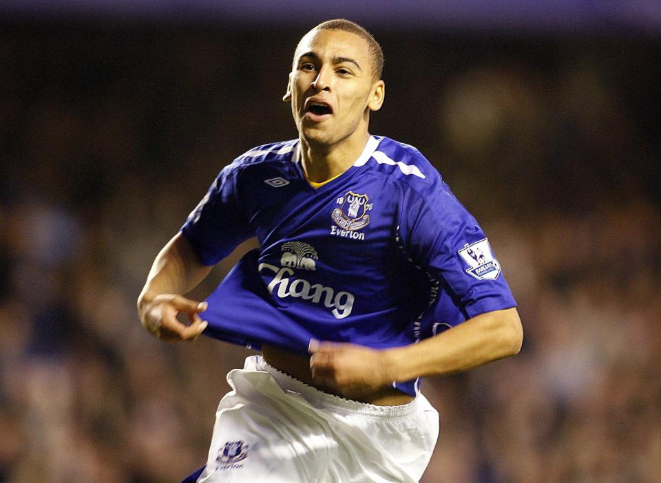  James Vaughan used to turn out for Everton as a youngster